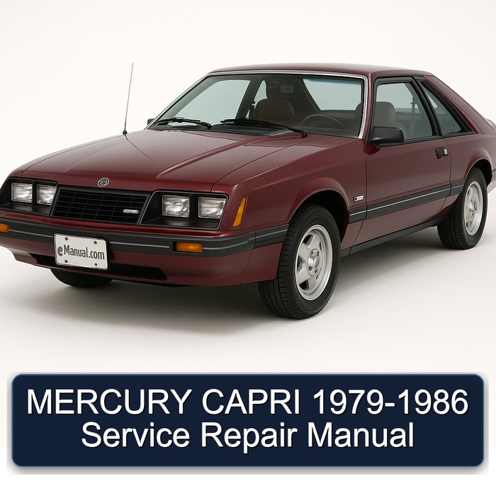 1979-1986 Mercury Capri Service Repair Workshop Manual PDF