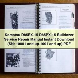 Komatsu D85EX-15 D85PX-15 Bulldozer (sn: 10001 Up 1001 Up) Service Repair Workshop Manual PDF