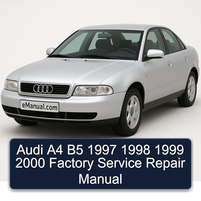 1997-2000 Audi A4 Service Repair Workshop Manual PDF