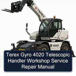 Terex Gyro 4020 Telescopic Handler Service Repair Workshop Manual PDF