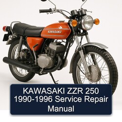 1990-1996 Kawasaki A Series ZZR 250 Service Repair Workshop Manual PDF