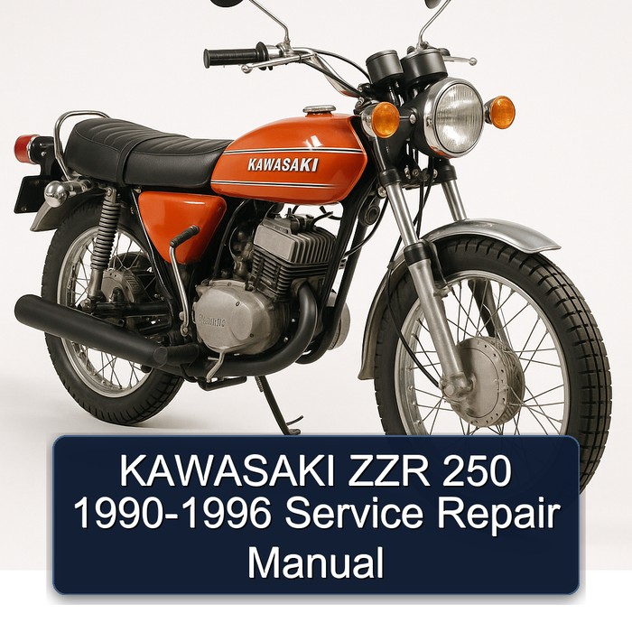 1990-1996 Kawasaki A Series ZZR 250 Service Repair Workshop Manual PDF