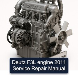 2011 Deutz F3L Engine Service Repair Workshop Manual PDF