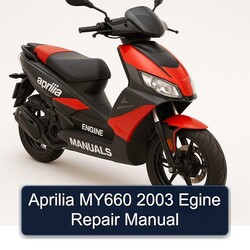 2003 Aprilia MY660 Egine Service Repair Workshop Manual PDF