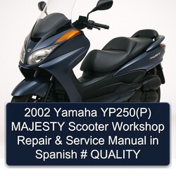 2002 Yamaha Majesty Yp250(p) Scooter Spanish Service Repair Workshop Manual PDF