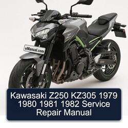 1979-1982 Kawasaki Z Series Z250 KZ305 Service Repair Workshop Manual PDF