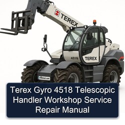 Terex Gyro 4518 Telescopic Handler Service Repair Workshop Manual PDF