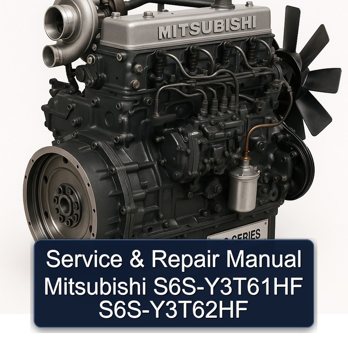 Mitsubishi S 6 Series S6s-y3t61hf S6s-y3t62hf Service Repair Workshop Manual PDF