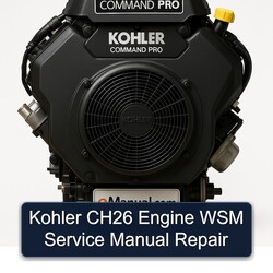 Kohler Command Pro Models CH26 Engine WSM Service Repair Workshop Manual PDF
