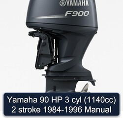 1984-1996 Yamaha 90 HP 3 Cyl (1140CC) 2 Stroke Service Repair Workshop Manual PDF
