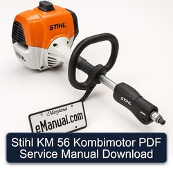 Stihl KM 56 Kombimotor Service Repair Workshop Manual PDF