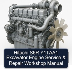 Hitachi S6R Y1taa1 Excavator Engine Service Repair Workshop Manual PDF