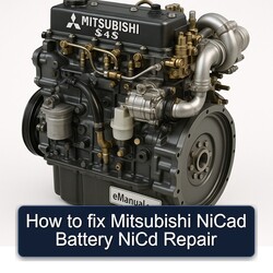 Mitsubishi S 4 Series How Fix Nicad Battery Nicd Service Repair Workshop Manual PDF