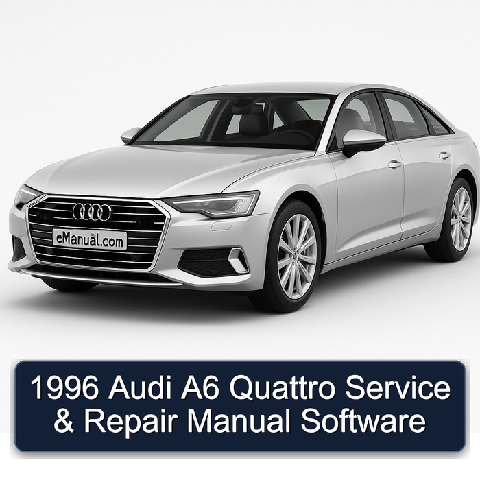 1996 Audi Quattro A6 Software Service Repair Workshop Manual PDF