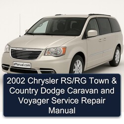 2002 Chrysler Caravan Rs/rg Town Country Dodge Voyager Service Repair Workshop Manual PDF