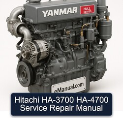 Yanmar HA L Series Hitachi HA-3700 HA-4700 Service Repair Workshop Manual PDF