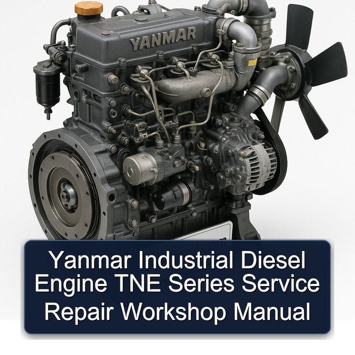 Yanmar TNE Series Industrial Diesel Engine Service Repair Workshop Manual PDF