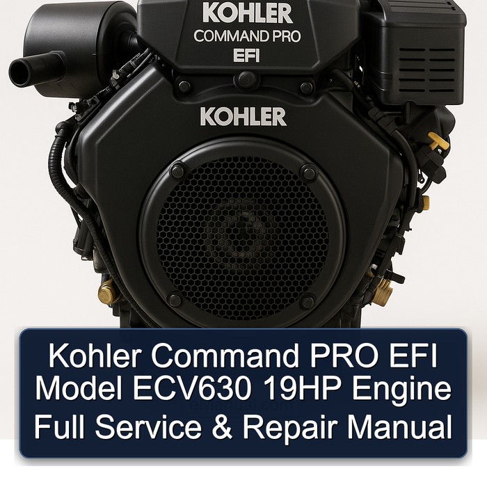 Kohler Command Pro EFI Models Model ECV630 19HP Engine Service Repair Workshop Manual PDF