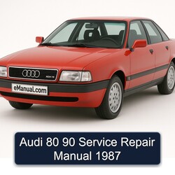 1987 Audi 90 Service Repair Workshop Manual PDF