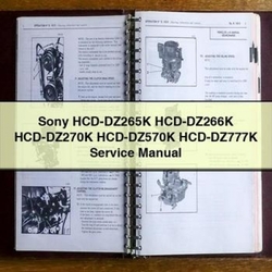 Manual de Servicio Sony HCD-DZ265K/DZ266K/DZ270K/DZ570K/DZ777K (PDF)