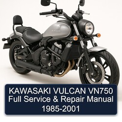 1985-2001 Kawasaki Vulcan VN750 Service Repair Workshop Manual PDF