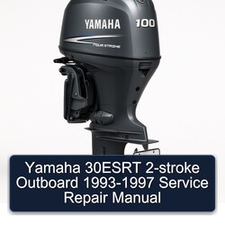 1993-1997 Yamaha 30ESRT 2-stroke Outboard Service Repair Workshop Manual PDF