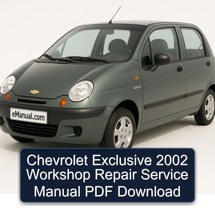 2002 Chevrolet Exclusive Service Repair Workshop Manual PDF