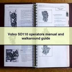 Volvo SD110 Operators Walkaround Operator's Manual PDF