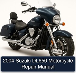 2004 Suzuki DL650 Motorcycle Service Repair Workshop Manual PDF