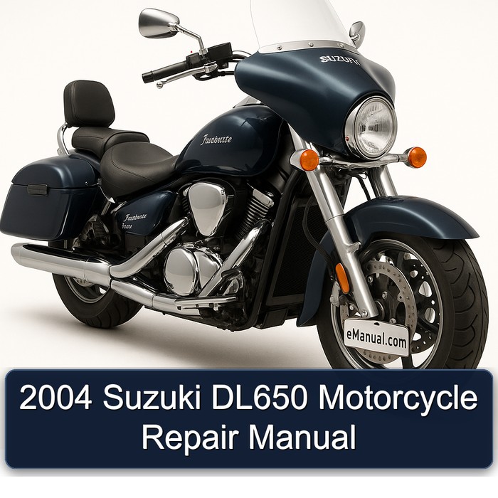 2004 Suzuki DL650 Motorcycle Service Repair Workshop Manual PDF