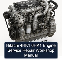 Hitachi 6hk1 4hk1 Engine Service Repair Workshop Manual PDF
