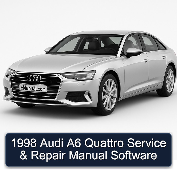 1998 Audi Quattro A6 Software Service Repair Workshop Manual PDF