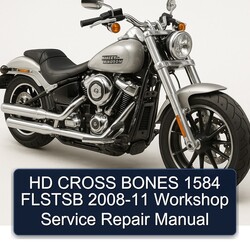 2008-2011 Harley Davidson Softail HD Cross Bones 1584 Flstsb Service Repair Workshop Manual PDF