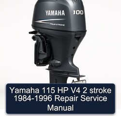 1984-1996 Yamaha 115 HP V4 2 Stroke Service Repair Workshop Manual PDF
