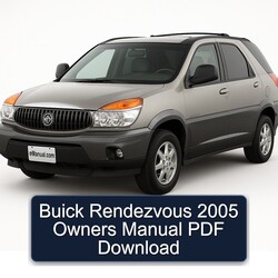2005 Buick Rendezvous Owners Owner's Manual PDF