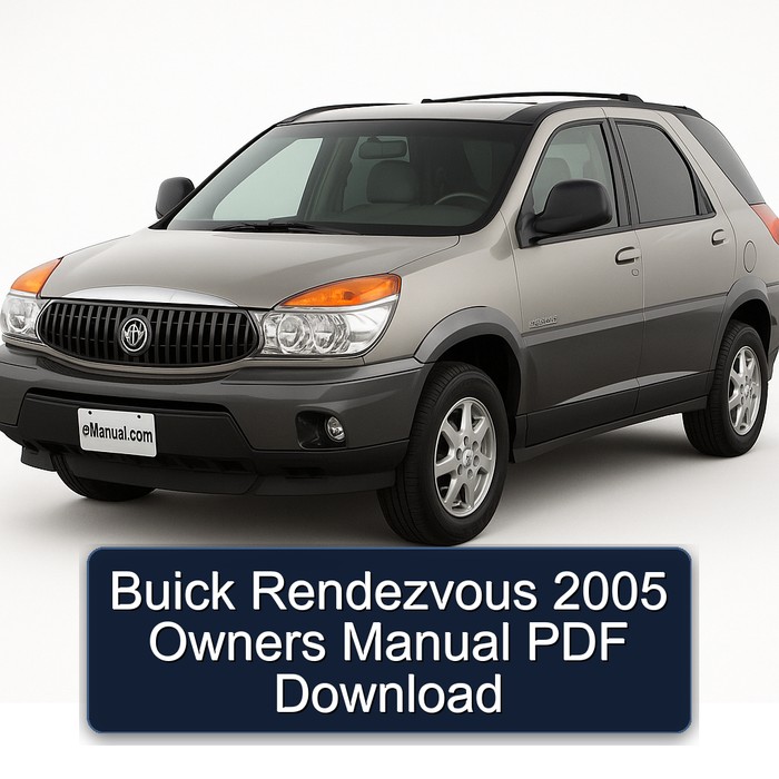 2005 Buick Rendezvous Owners Owner's Manual PDF