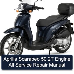 Aprilia Scarabeo 50 2T Engine All Service Repair Workshop Manual PDF