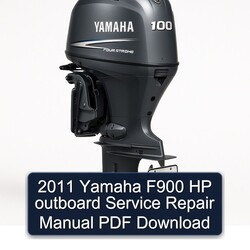 2011 Yamaha F900 HP Outboard Service Repair Workshop Manual PDF