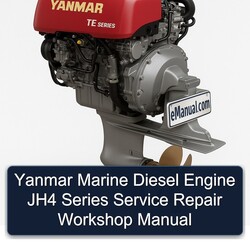 Yanmar Marine Diesel Engine JH4 Series Service Repair Workshop Manual PDF