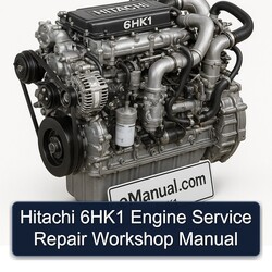 Hitachi 6hk1 Engine Service Repair Workshop Manual PDF