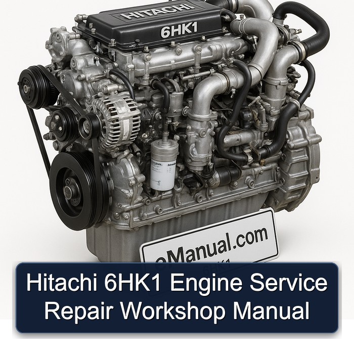 Hitachi 6hk1 Engine Service Repair Workshop Manual PDF