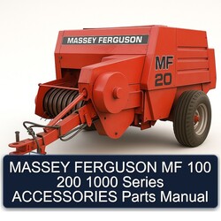 Massey Ferguson MF 100 200 1000 Series Accessories Parts Catalog PDF