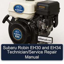 Subaru Robin EH Models EH30 EH34 Technician/ Service Repair Workshop Manual PDF