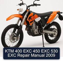 2009 KTM 400 EXC 450 530 Service Repair Workshop Manual PDF
