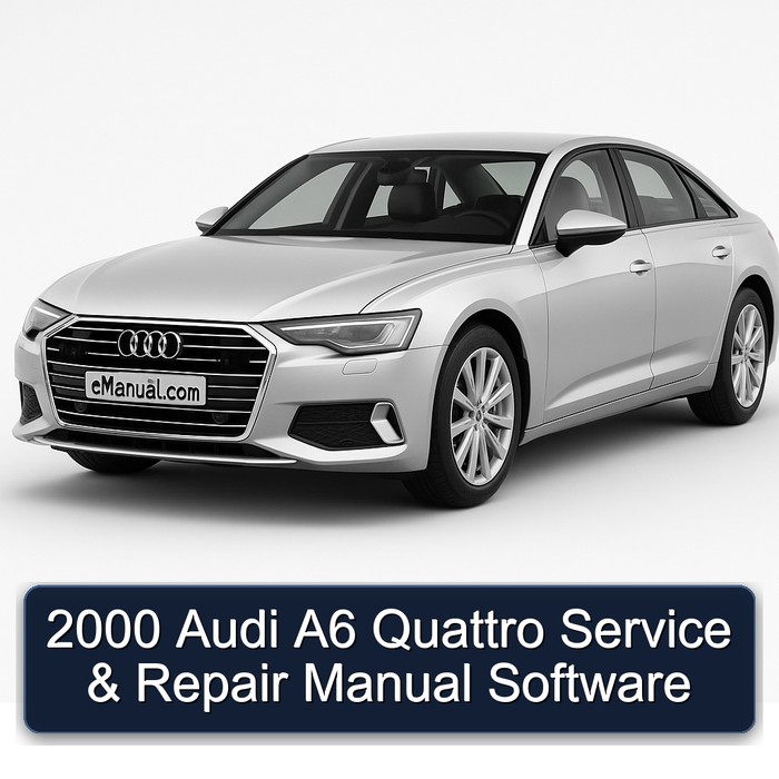 2000 Audi Quattro A6 Software Service Repair Workshop Manual PDF