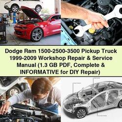 1999-2009 Dodge D Series RAM 1500-2500-3500 Pickup Truck Service Repair Workshop Manual PDF