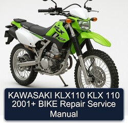 2001 Kawasaki KLX Series KLX110 110 Bike Service Repair Workshop Manual PDF