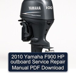 2010 Yamaha F900 HP Outboard Service Repair Workshop Manual PDF