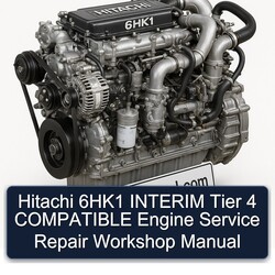 Hitachi 6hk1 Interim Tier 4 Compatible Engine Service Repair Workshop Manual PDF