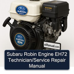 Subaru Robin EH Models Engine EH72 Technician/ Service Repair Workshop Manual PDF